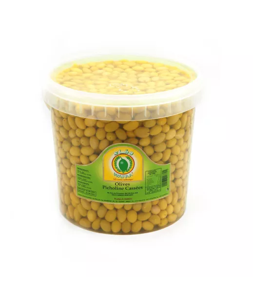 OLIVES SAFAA - PICHOLINES CASSEES NATURE 8KG